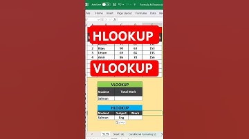 WHAT is the Difference Between Vlookup and Hlookup?