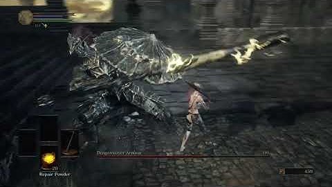 Dragonslayer Armour - SL1 NG+7 +0 Weapons No Roll/Block/Parry (Round 2)