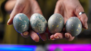 Очень КРАСИВЫЕ Яйца на ПАСХУ БЕЗ ХИМИИ! Необычный Способ Покрасить Яйца на Пасху