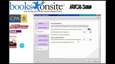 MYOB AccountRight Bookkeeping- Company File Setup
