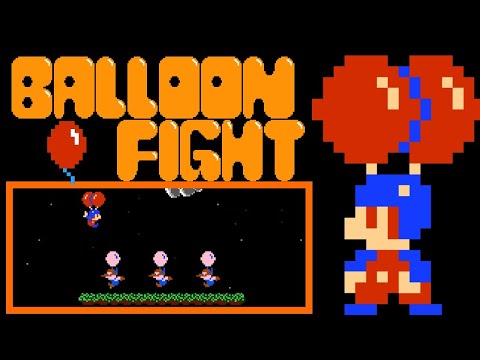 Balloon Fight (FC · Famicom / NES) version | 24-phase session for 1 player (balloon trip included) 🎮