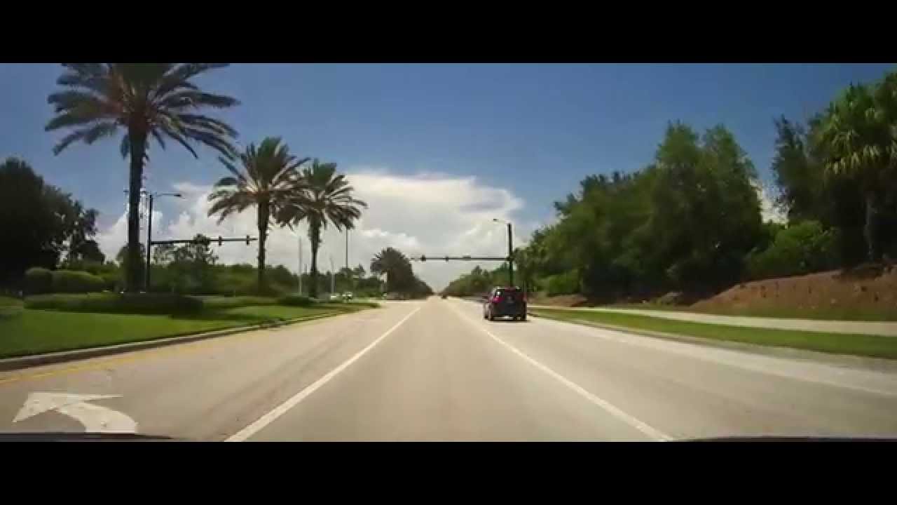 Driving from Bonita Springs to the Library in Estero, Florida YouTube