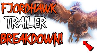 NEW FJORDHAWK Gameplay Trailer BREAKDOWN! | ARK Survival Evolved ARK Fjordur #Fjordhawk #arksurvival