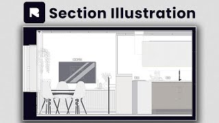Architecture Section Rendering in One Tool | No Illustrator