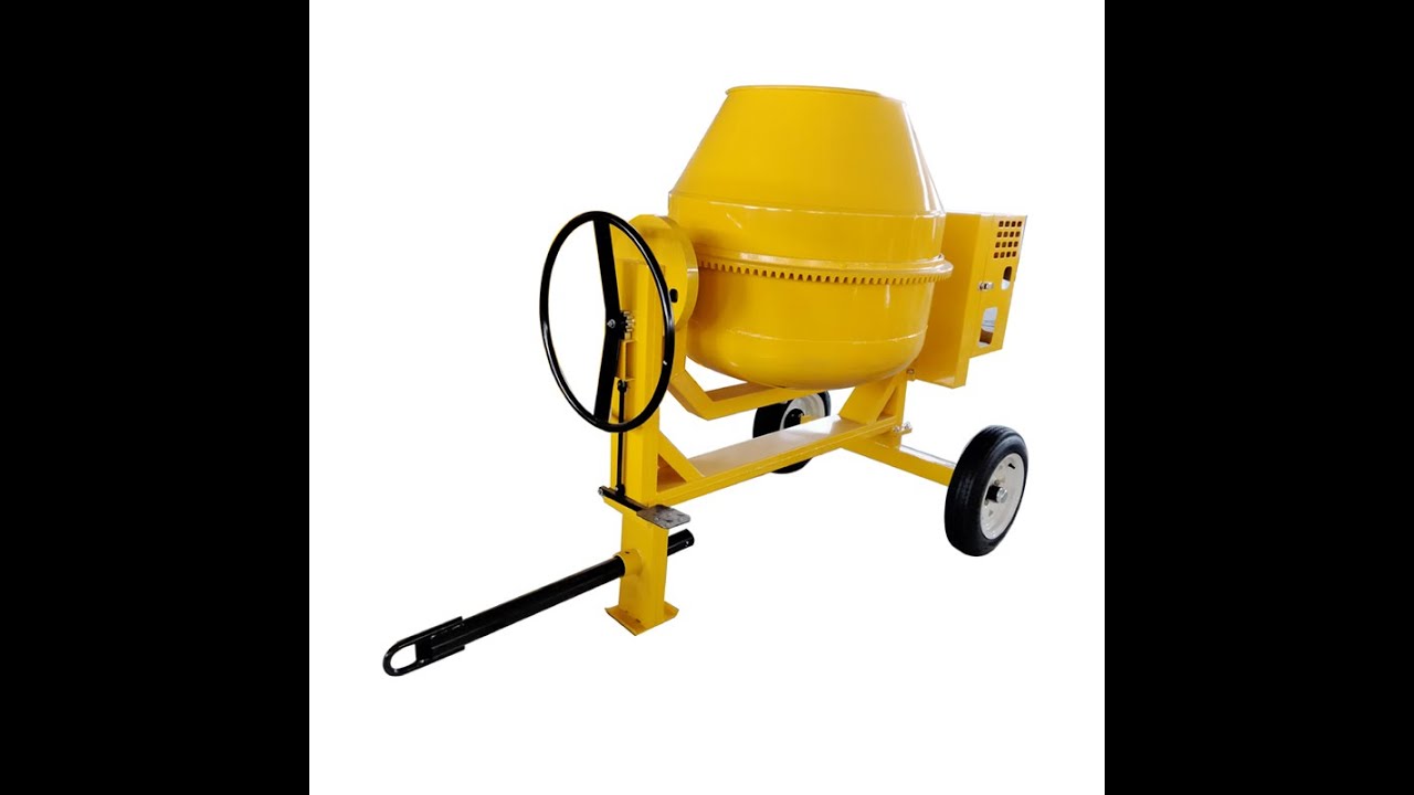 How to start the concrete mixer YouTube