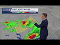 Storms pop up south of the metro that could bring hail, strong winds