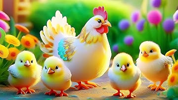 Đàn Gà Con Mới Nở ♫ Ca Nhạc Thiếu Nhi Vui Nhộn Cho Bé ♫ Một Chú Gà Con Như Cục Bông Tròn