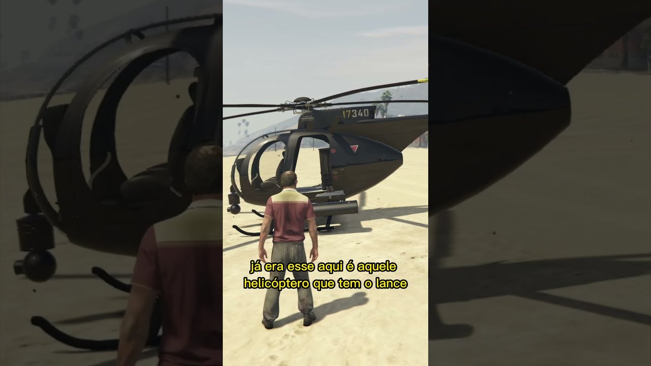 GTA 5 - CÓDIGO DO HELICÓPTERO PELO CELULAR #shorts 