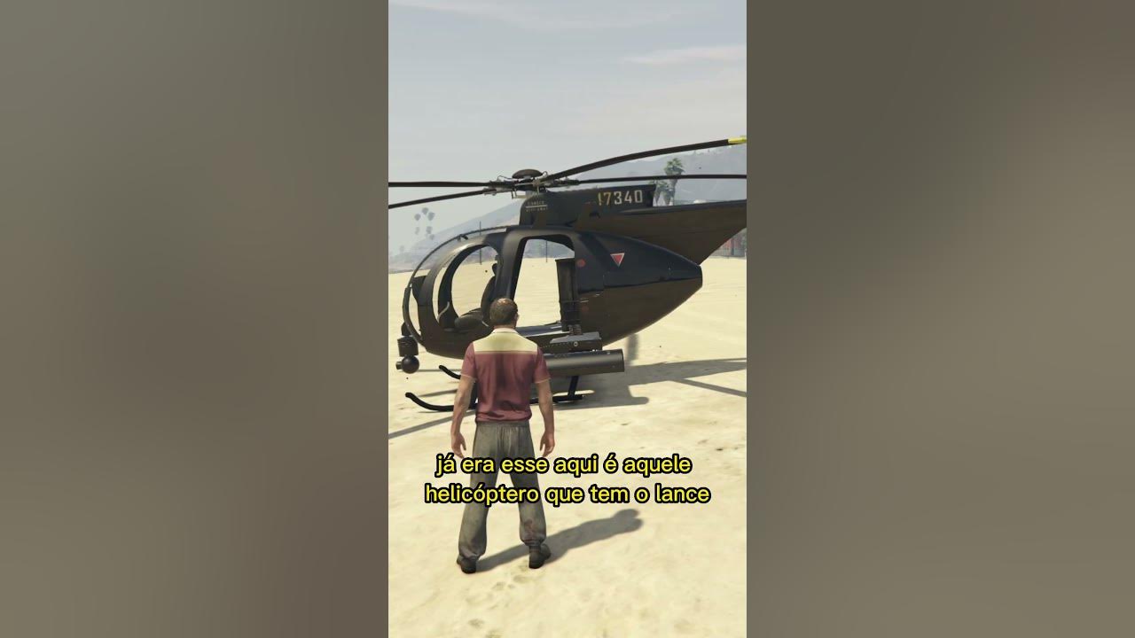 GTA 5 codigo do helicoptero / manha do helicoptero (helicoptero