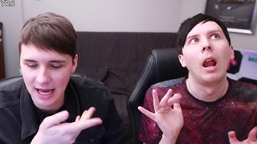 Dan and Phil play THE IMPOSSIBLE QUIZ! #3 rus sub
