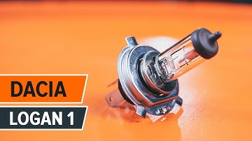 Så byter du stålkastarlampa på DACIA LOGAN 1 GUIDE | AUTODOC