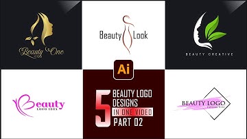 5 Beauty Logo Design Tutorial | Part 02 | Adobe Illustrator