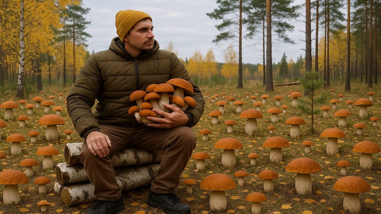 Грибник РИСКНУЛ и Не ЗРЯ! Остров Среди БОЛОТ Полон Белых Грибов