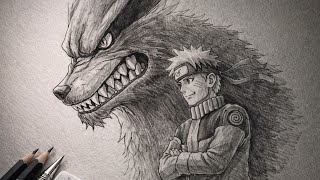 How to Draw Naruto Six Paths Sage Mode & Kurama | Step-by-Step Anime Art for Beginners screenshot 3