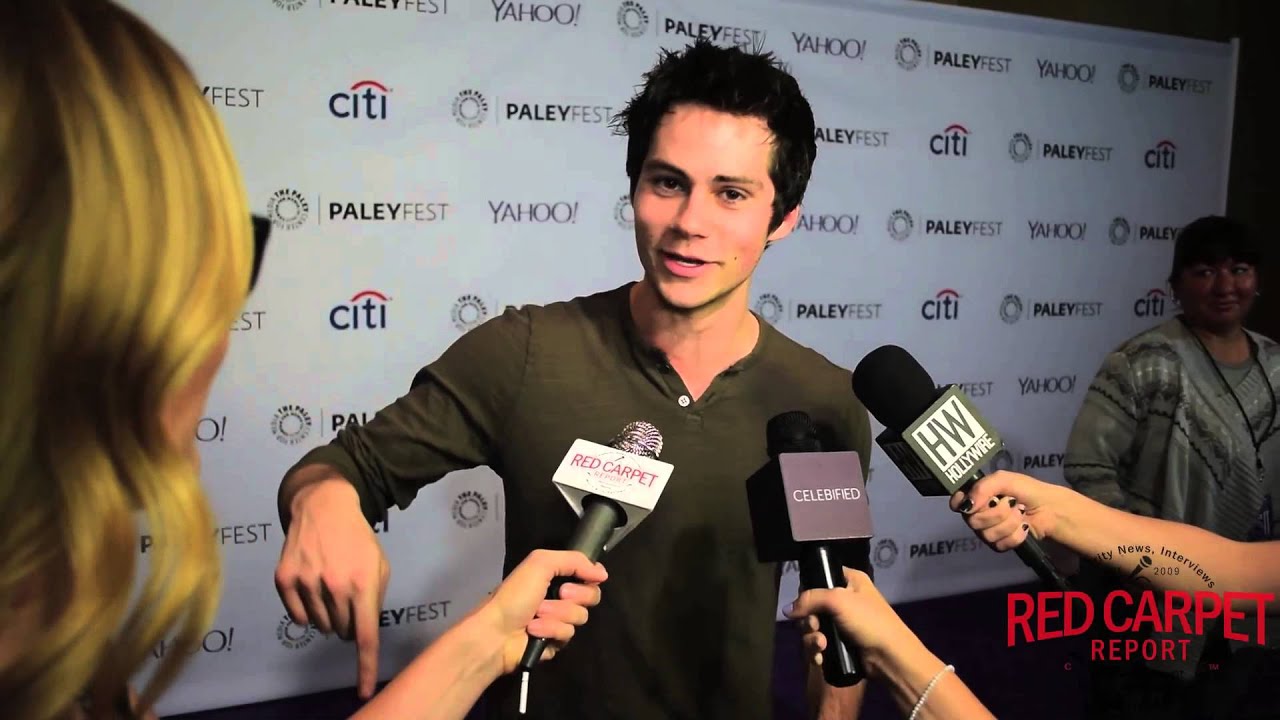 Dylan O'Brien at PALEYFEST LA 2015 for MTV's Teen Wolf Red Carpet 