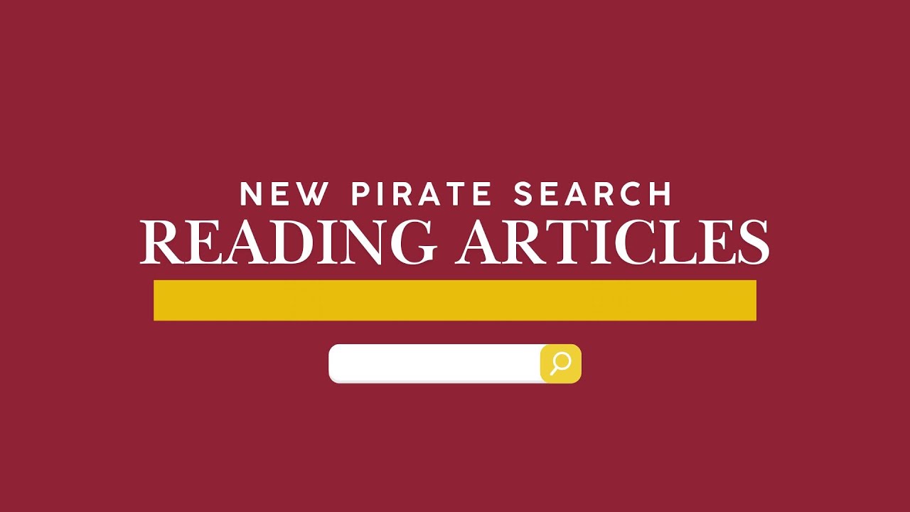 Pirate Search Reading Articles