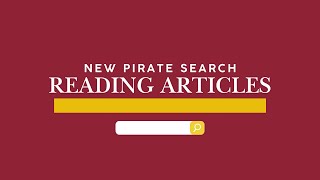 Pirate Search Reading Articles