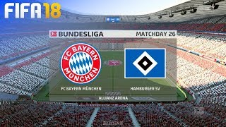 FIFA 18  FC Bayern München vs. Hamburger SV @ Allianz Arena