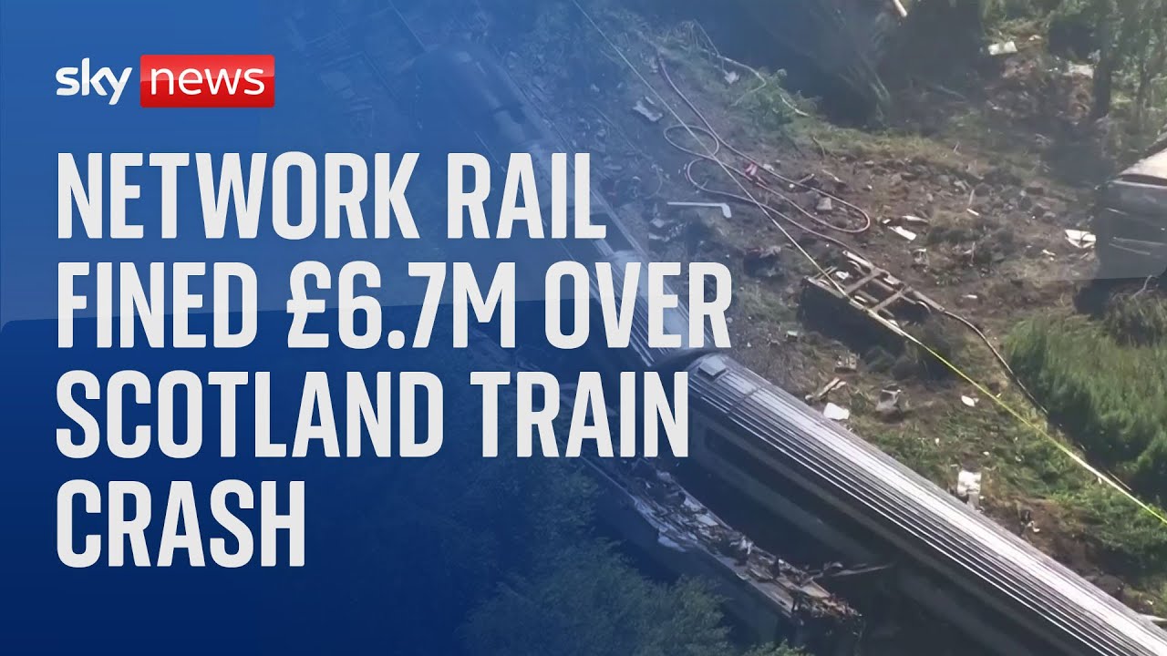Stonehaven: Network Rail fined £6.7m over fatal train crash