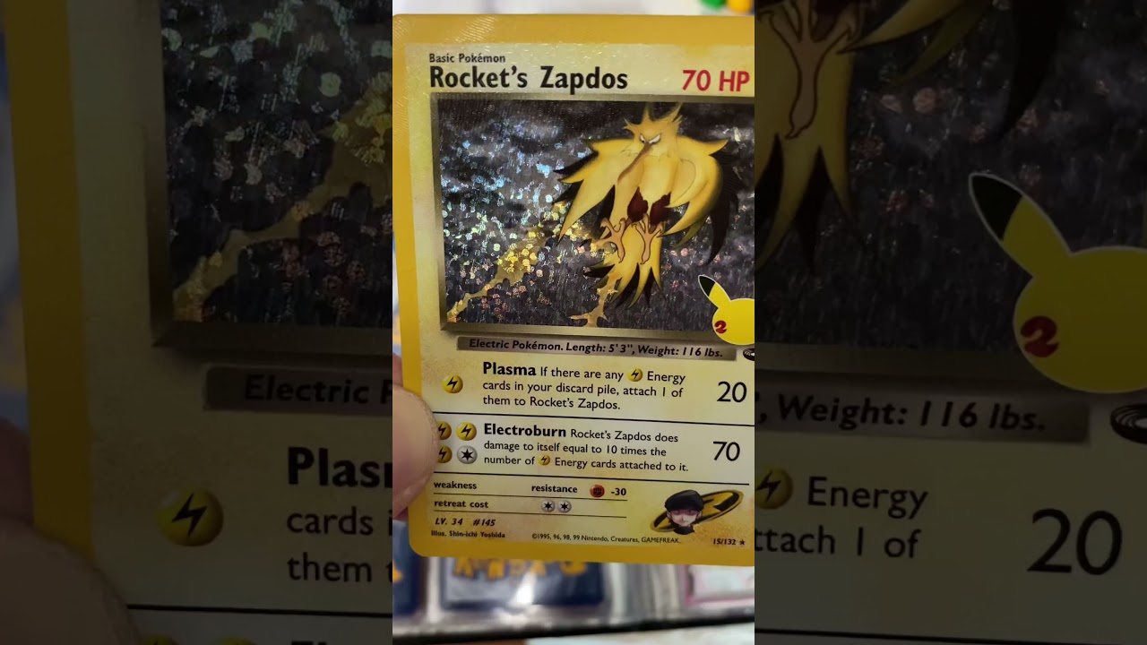 Rocket’s Zapdos - 25th Anniversary Collection
