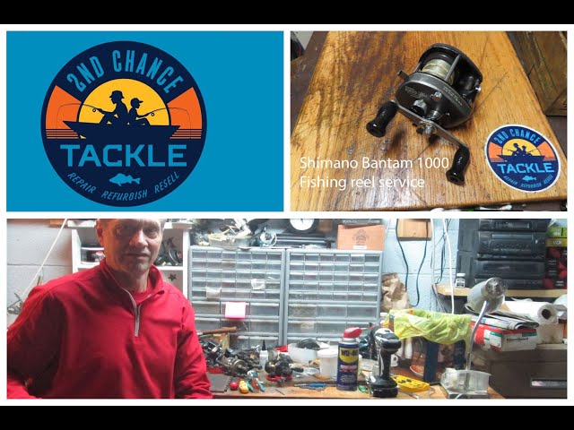 Broken Shimano Bantam 1000 fishing reel how to service and repair 
