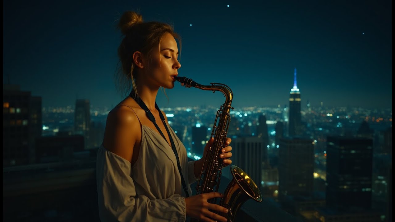 January Nights: Smooth Jazz & Cityscapes for Peaceful Unwinding