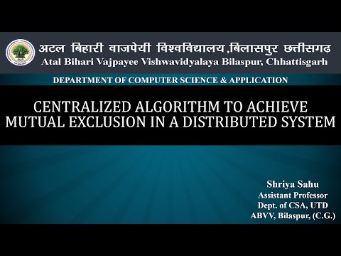 Centralized Algorithm to achieve mutual exclusion in a distributed system