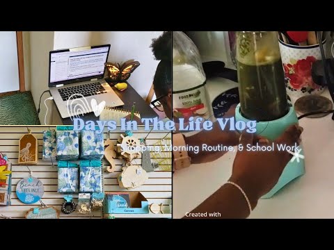 3 Days In My Life: Shopping, Morning Routine & School Work | Vlog