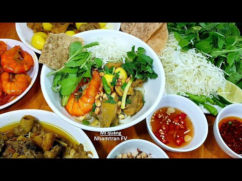 Video Cách Nấu MÌ QUẢNG Đơn Giản Chuẩn Vị Đậm Đà Đổi Món Cho... - youtube