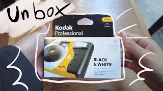Unbox Kodak 400TX Black & White Single Use Camera,Photographers’s Gallery,London| Pansornplearn ep15