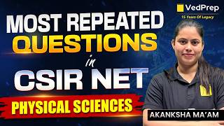 Most Repeated Questions in CSIR NET Physical Sciences | PYQ Analysis+JRF Strategy | VedPrep CSIR NET