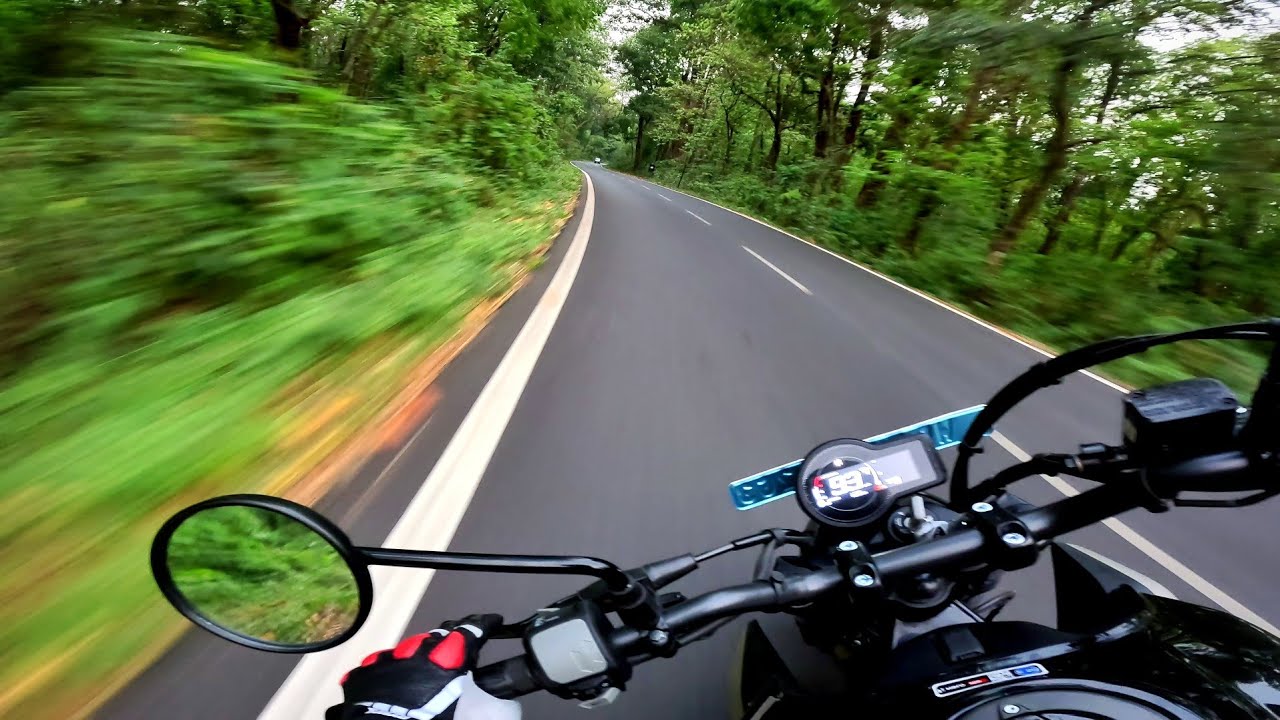 Pure 10min High Adrenaline Rush Ride on Mountain - Hero Mavrick 440x Raw Exhaust Note Ride