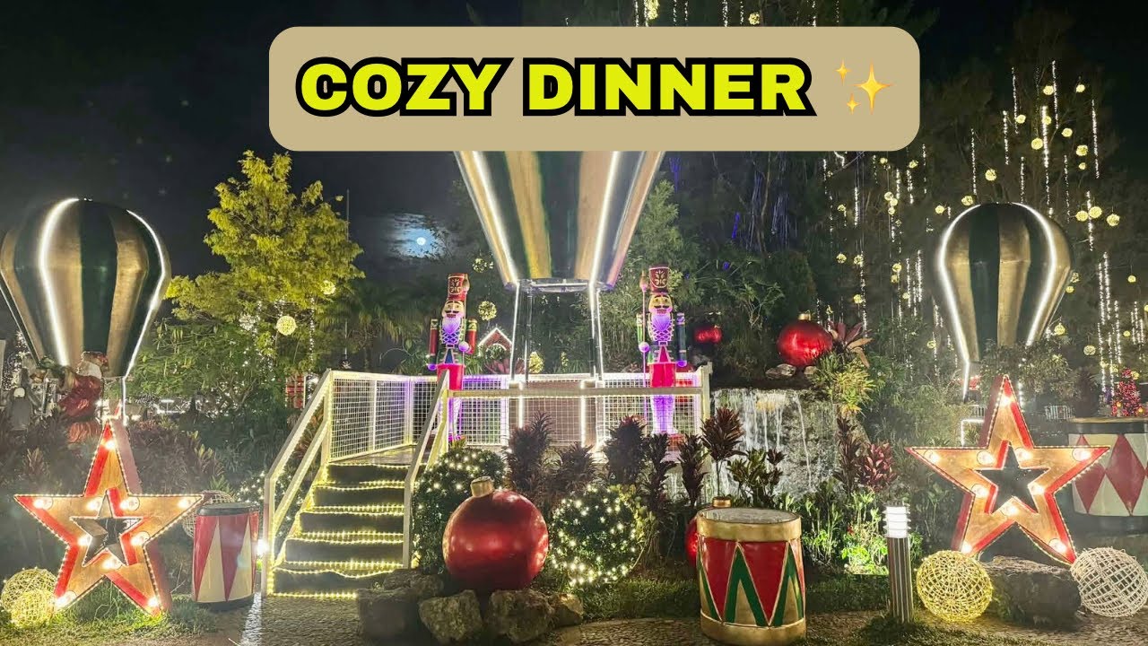 Dinner at Manor Camp John Hay 🎄Cozy Holiday Dining Experience 