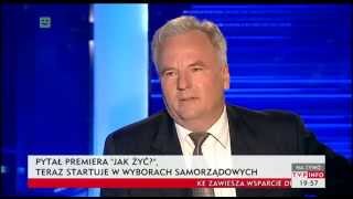 Pan Paprykarz Takich Jak Ja W Żadnej Partii Nie Trzeba Dziś Wieczorem Tvp Info, 10.09.2014