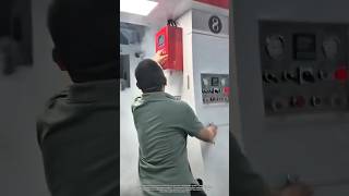 Inside an Industrial Fire Suppression System Test on a High-Speed Printing Machine #manufacturing