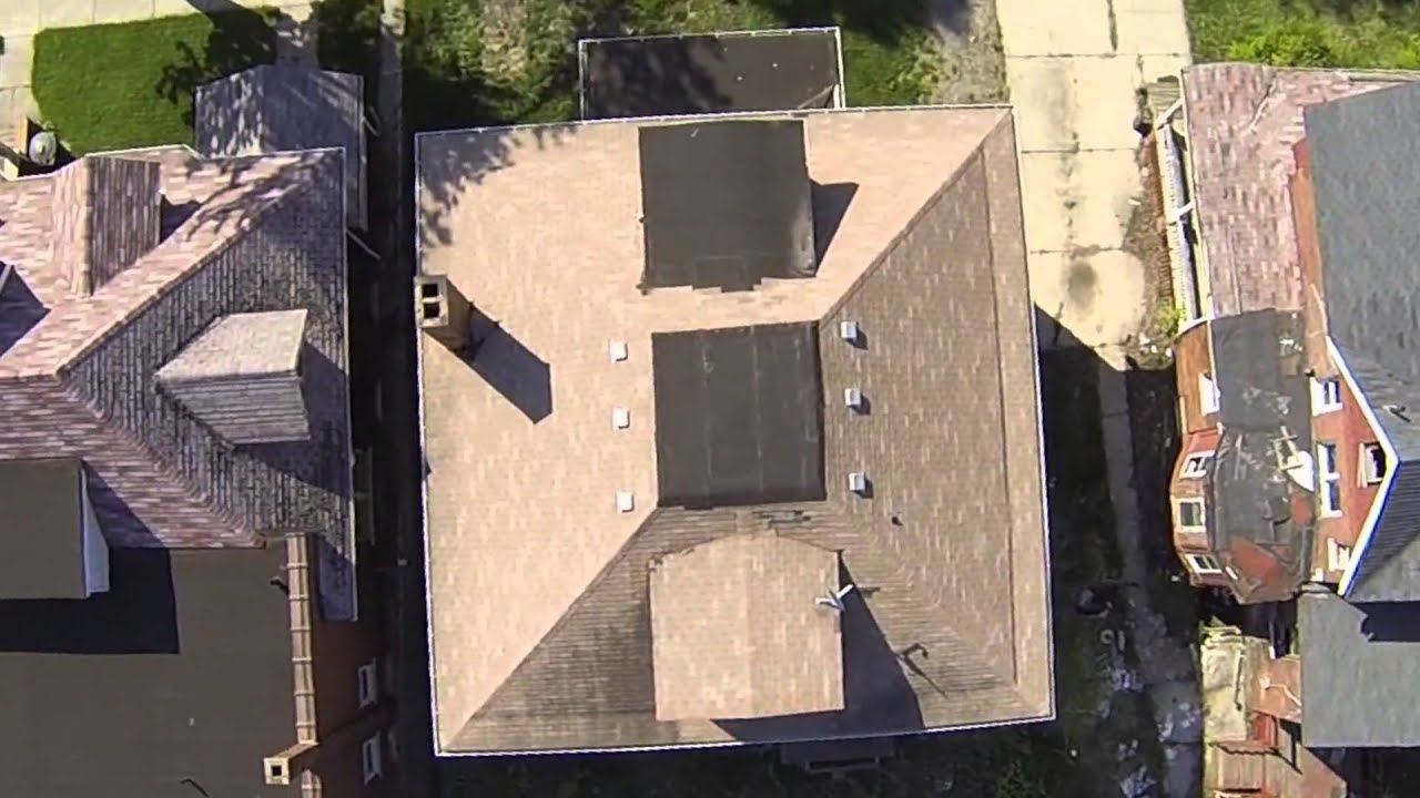 Aerial Roof inspection Detroit Drone aerial video YouTube
