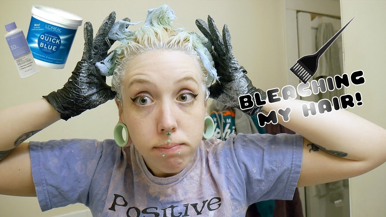 Bleaching My Hair WHITE YouTube