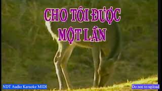 [VCD-888K] 18021 | Cho Tôi Được Một Lần