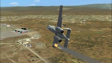 DCS A-10C Landing Without A Wing