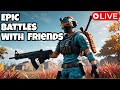 🔴LIVE: PUBG Squad Action with Friends!