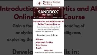 Introduction to Analytics and AI Online Training Course