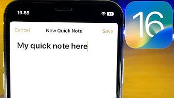 How To Use Quick Note on iPhone!