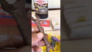 Clean a rusty bolt #cleaning #rust #satisfying #clean