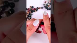 How to make a wire wrapped Studs Earrings - DIY Jewelry Making #beadedjewelry #jewelrytutorial #bead
