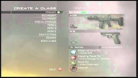 Mw2 Gamebattles Classes (Commentary)