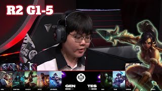 GEN vs TES - Game 5 | Round 2 LoL MSI 2024 Main Stage | Gen.G vs Top Esports G5 full game