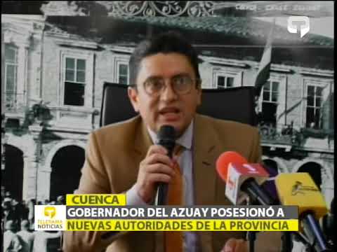 Gobierno del Azuay posesionó a nuevas autoridades de la provincia