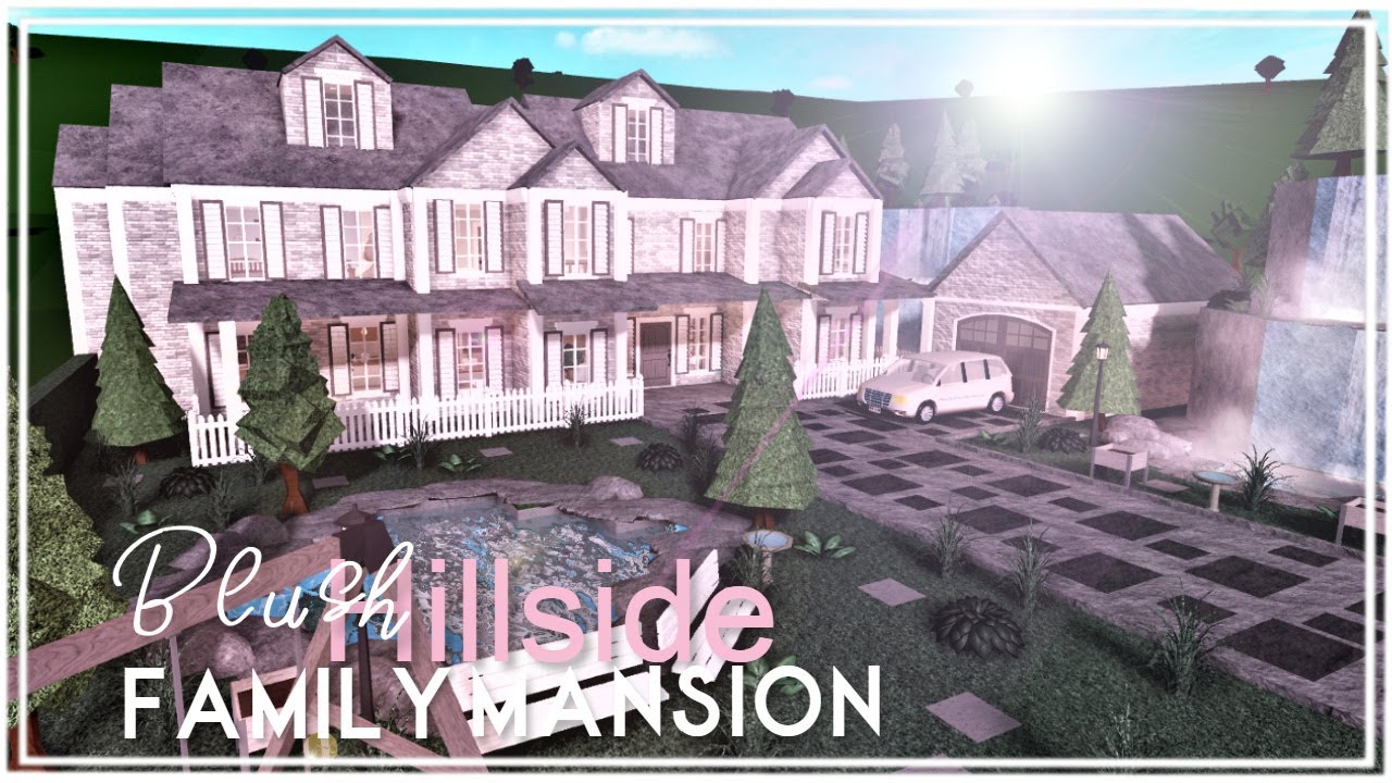 Blush Hillside Family Aesthetic Mansion| (No Large Plot) Tour ...