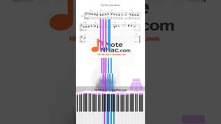 Free Sheet Piano Fly Me to the Moon Level Beginner - notenhac.com