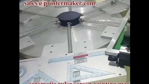 automatic ruler screen printing machine-4 pieces set of 30 cm in PS (straight, triangle 3060